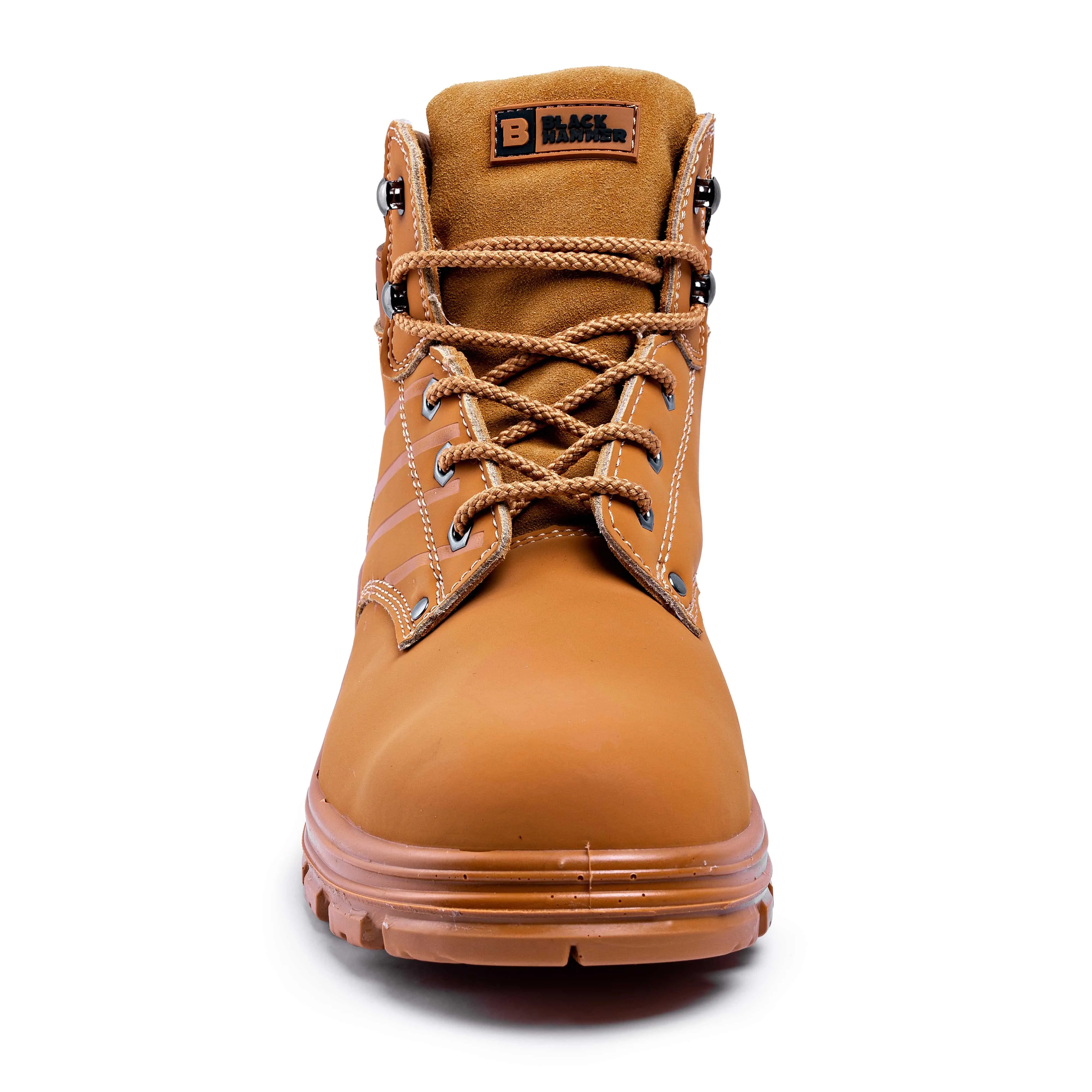 6007 Mens Tan Brown Steel Toe Cap Work Boots