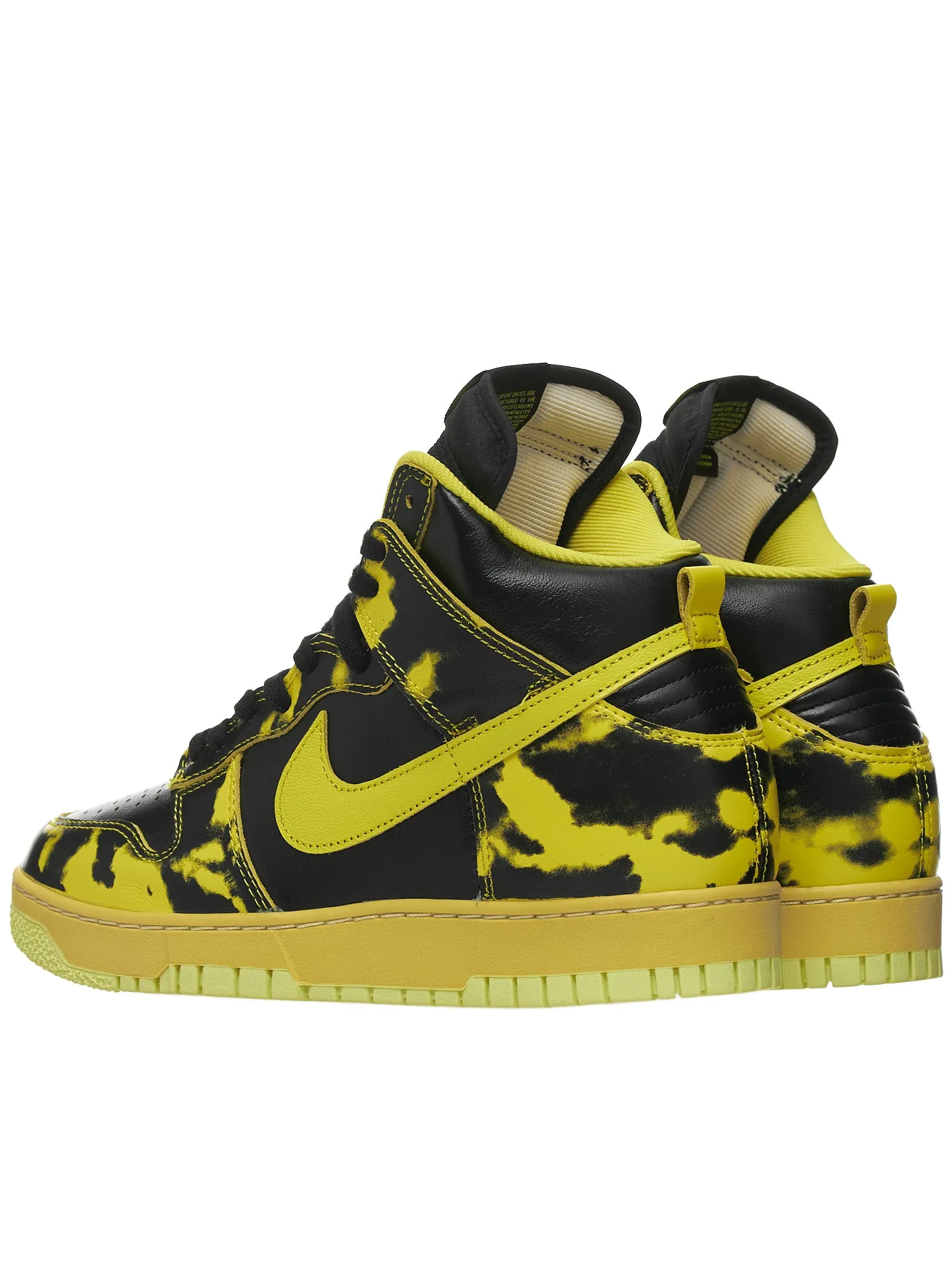 Acid Hi Dunk Sneakers (DD9404-001-BLACK-YELLOW)