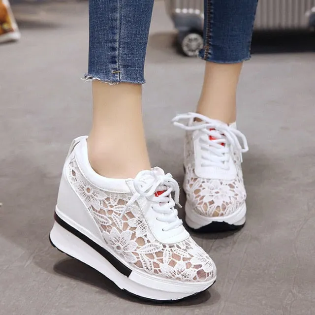 AshoreShop Womens Platform sneakers breathable and Sexy Cool