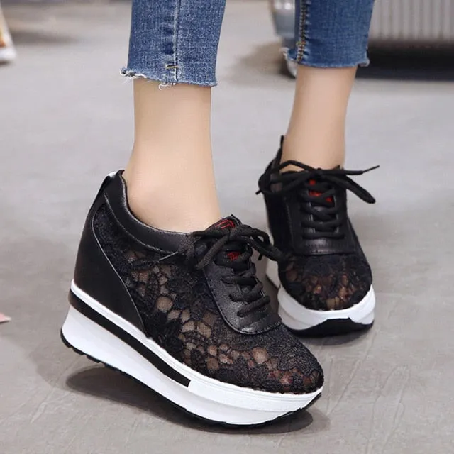 AshoreShop Womens Platform sneakers breathable and Sexy Cool