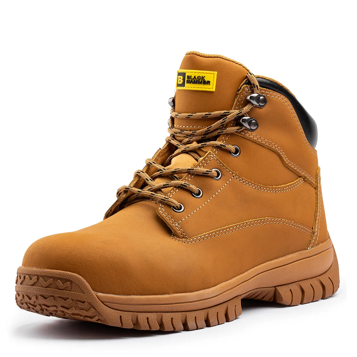 Black Hammer - Ryder Safety Boots Tan Brown