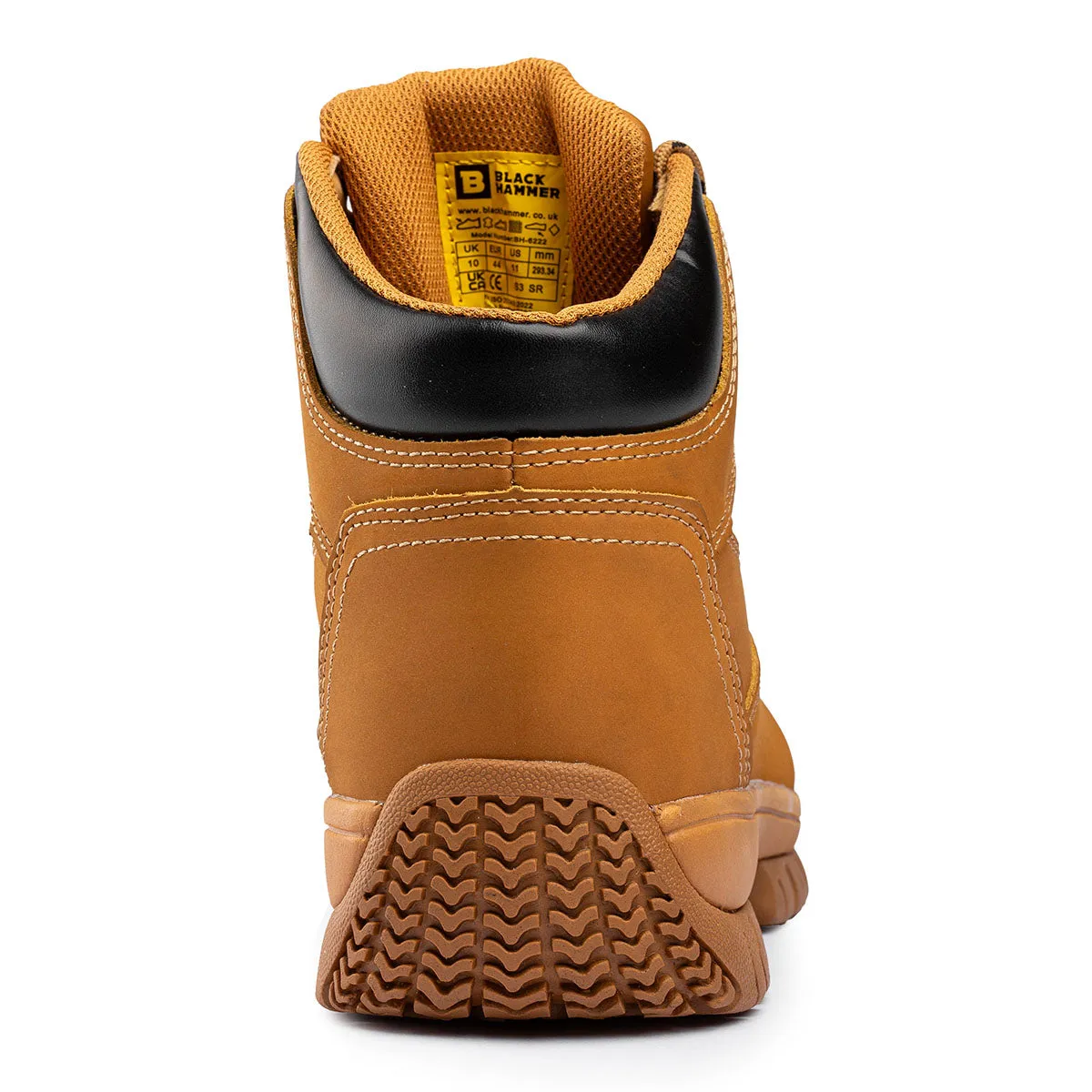 Black Hammer - Ryder Safety Boots Tan Brown