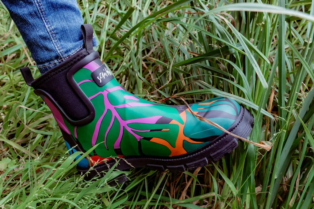 Carnaval waterproof ankle gumboots