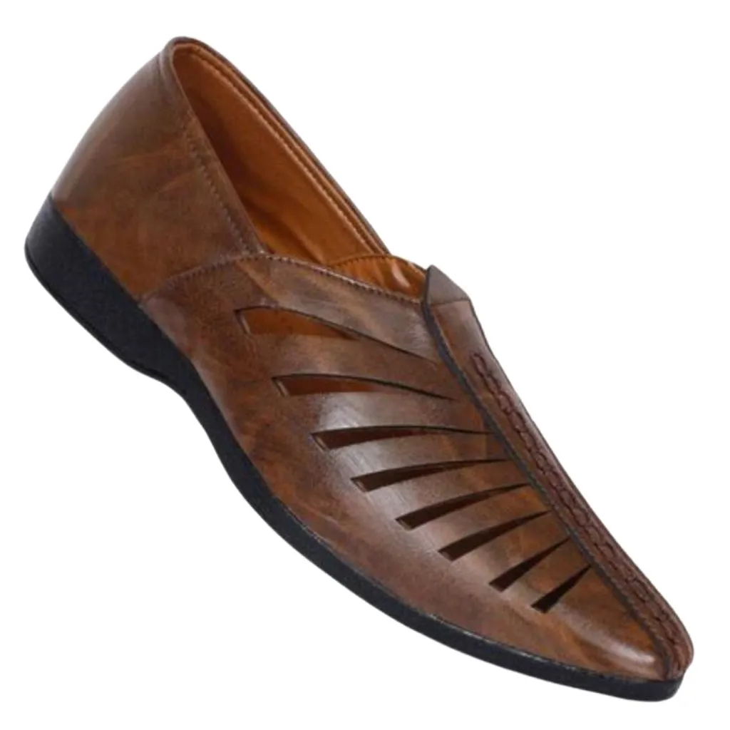 Designer Casual Mojaris Jutti Leather Loafers Shoes For Men