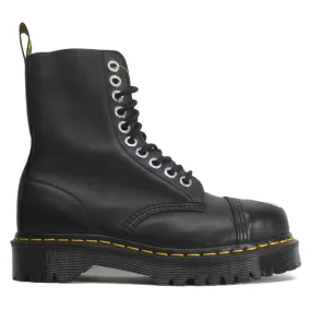 Dr.Martens Unisex Boots 8761 BXB Casual Mid Calf Lace-Up Steel Toe Leather - UK 4