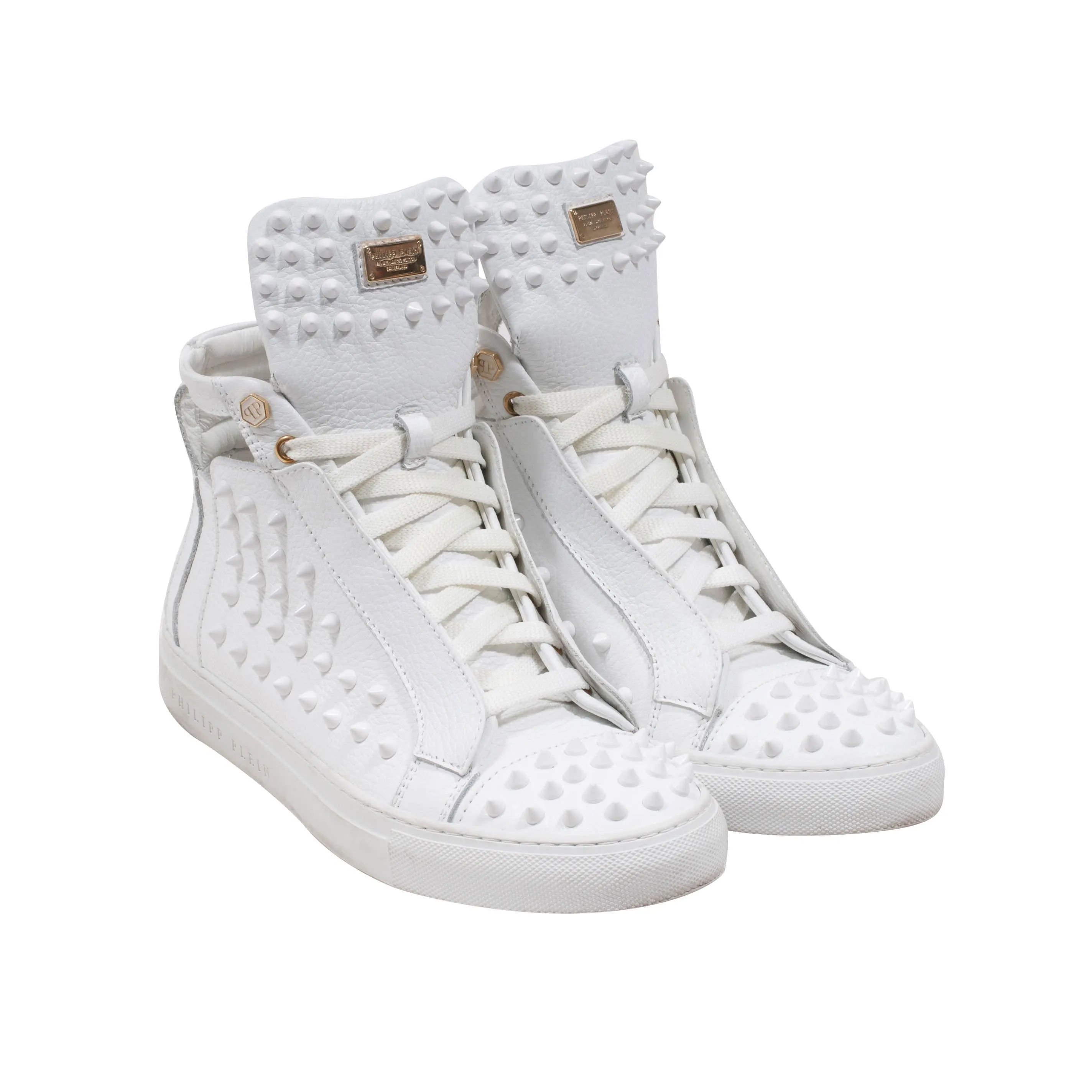 High Top Spiked Sneakers