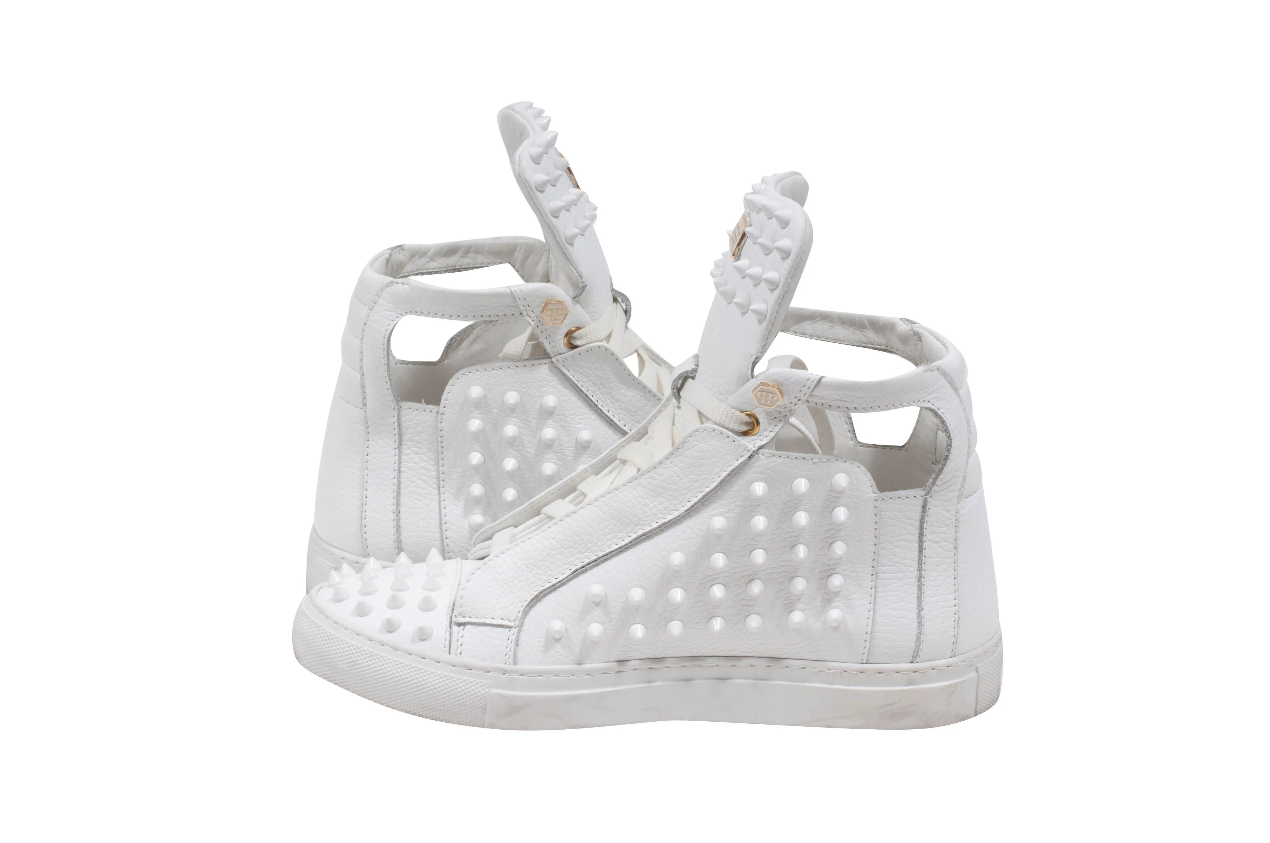 High Top Spiked Sneakers