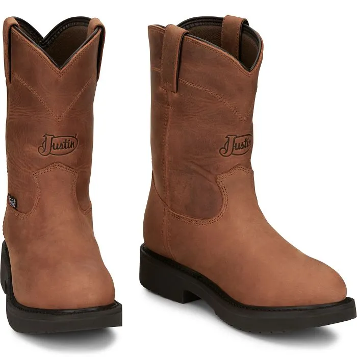 Justin Round Up Waterproof Round Toe