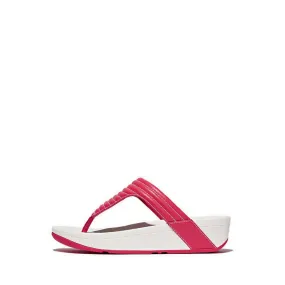 Lottie Contrast-Stitch Padded Toe-Post Sandals