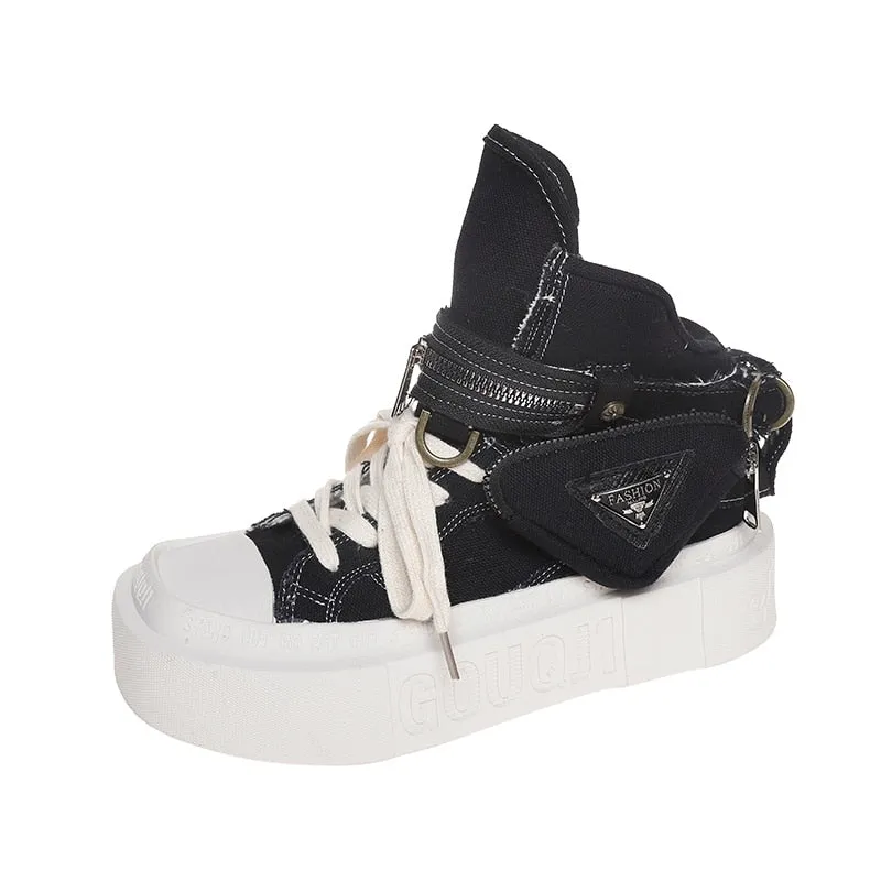 Platform Canvas Sneakers