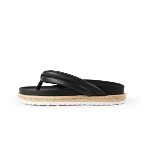 RAID Calvine Flat Sandals in Black