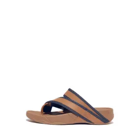 Sling Webbing Leather Toe-Post Sandals