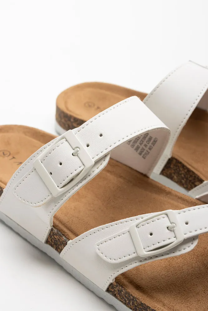 Toe Post Sandal White