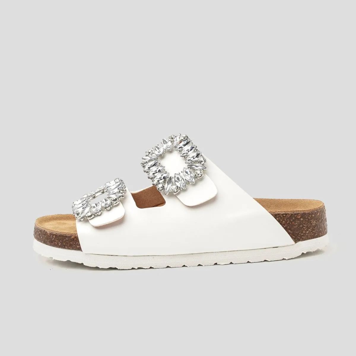 Tokyo Tiara White Sandal