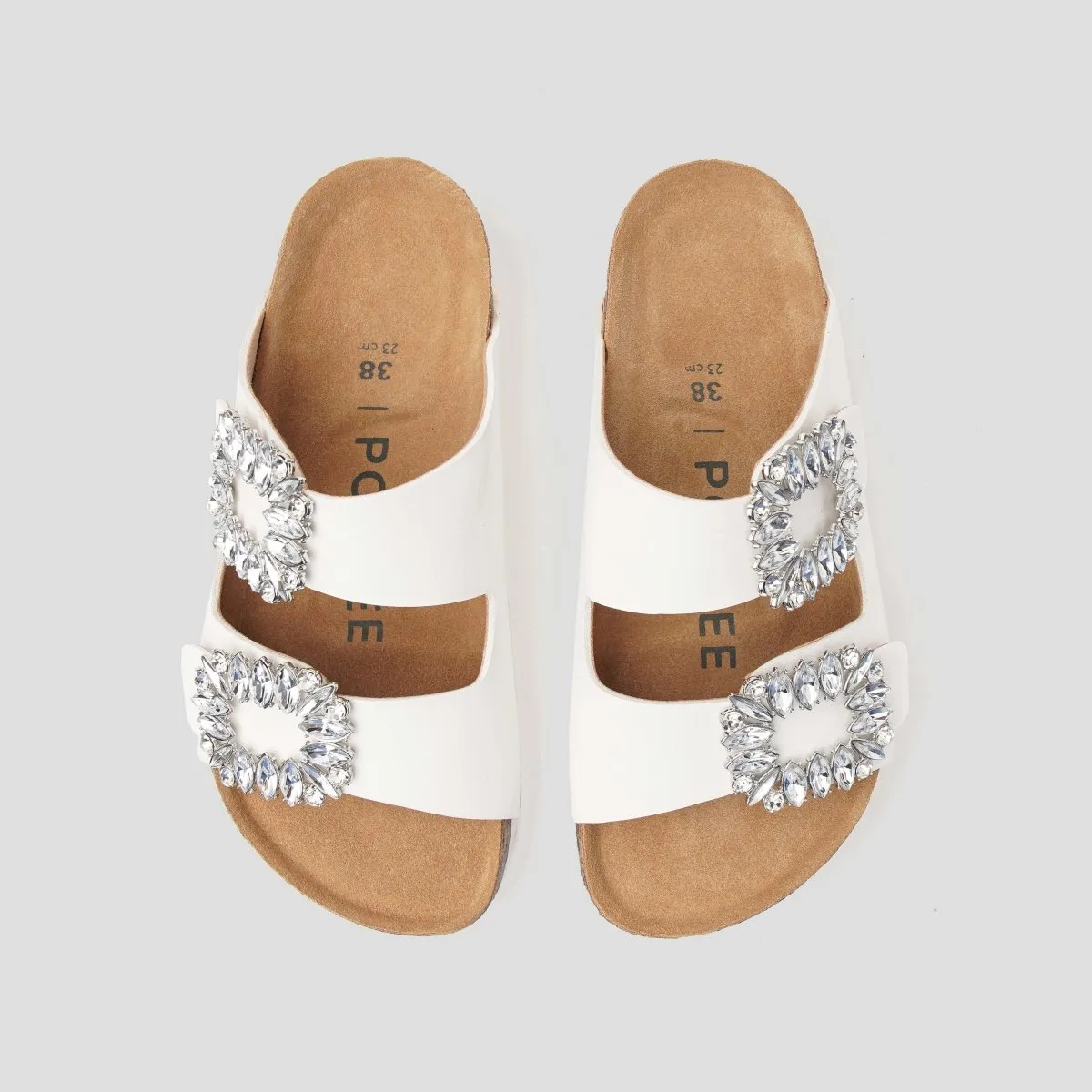 Tokyo Tiara White Sandal